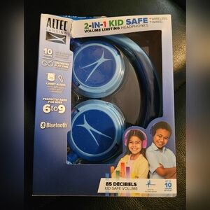 Altec Lansing Blue Volume Limiting Headphones